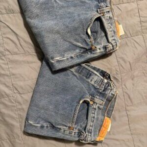 Men's Faded Blue Levi 501's - Gently Used